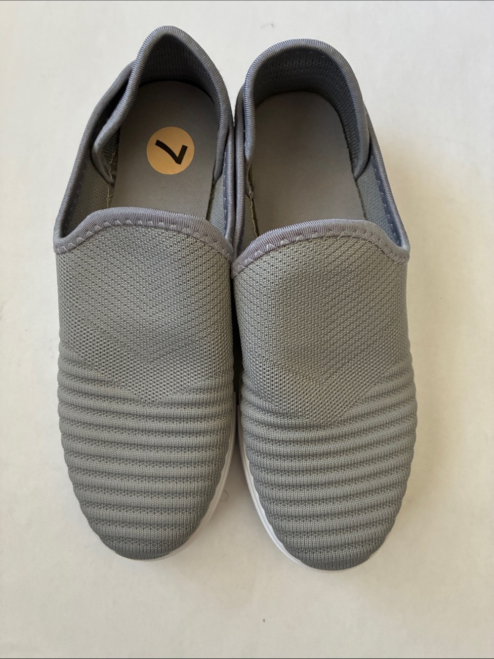 Women’s Danskin Slip-On Knit Casual Shoes - Gray